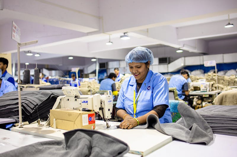 Sewing floor production line